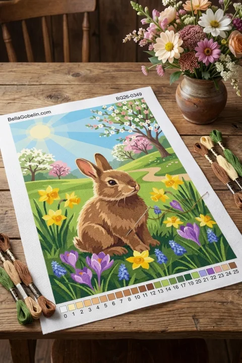 Hasenfrühlingslandschaft – BG26-0349