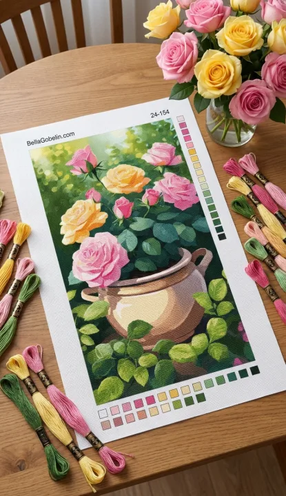 Bunte Rosen – 24-154