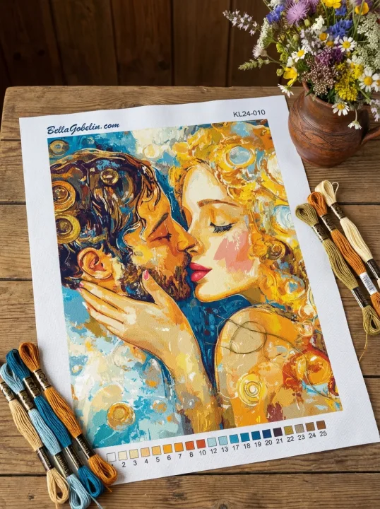 Klimt-Stil: Der Kuss - Variationen – KL24-010