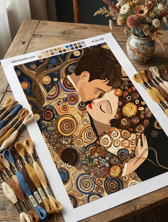 Klimt-Stil: Kiss-Variationen – KL24-020
