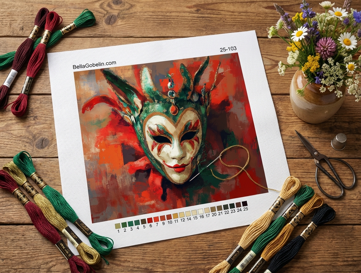 Venezianische Karnevalmaske