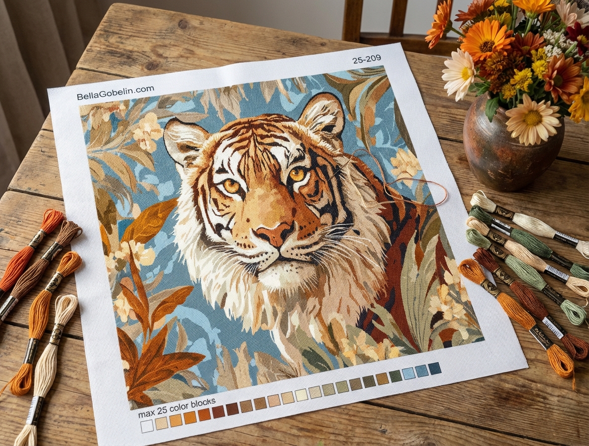 Die Gewinnerin des Tiger-Schönheitswettbewerbs