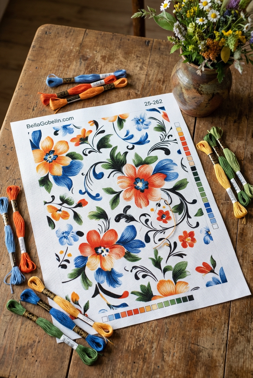 Blumenmuster – 25-262