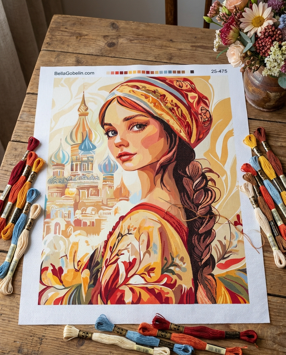 Russisches Frauenportrait