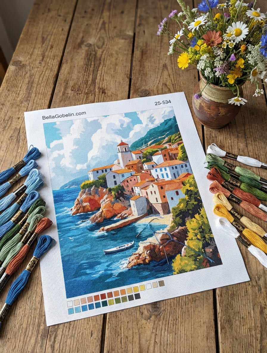 Italienische Stadt am Meer