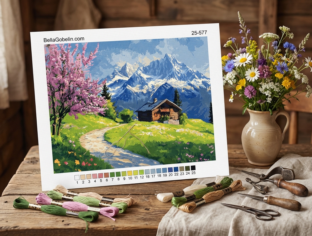 Frühling in den Schweizer Alpen