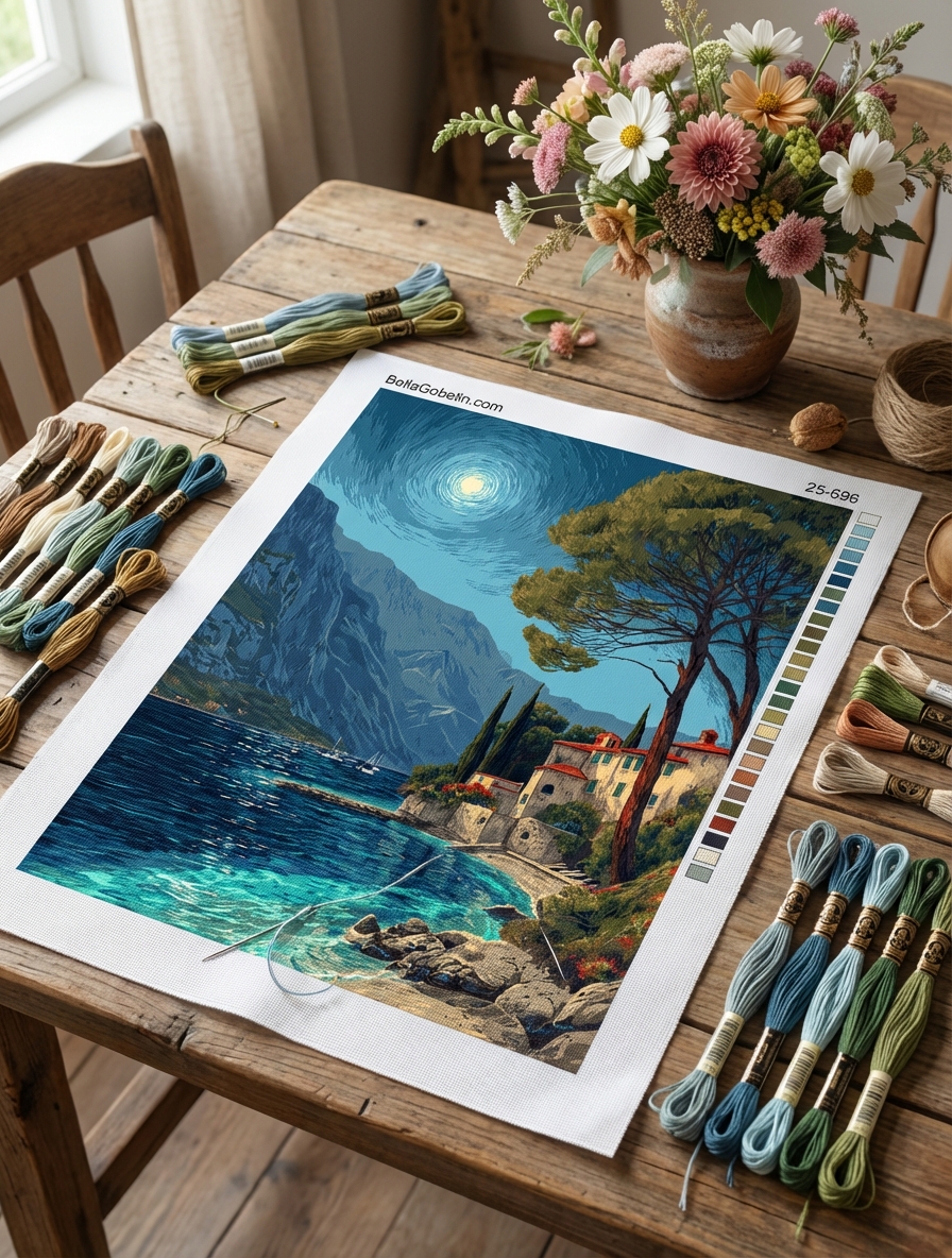 Vollmondnacht in der Bucht