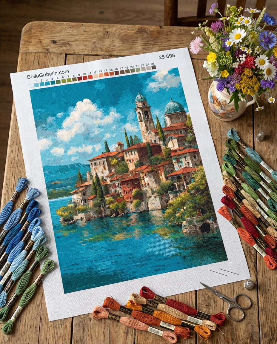 Malerisches italienisches Kleinstadt