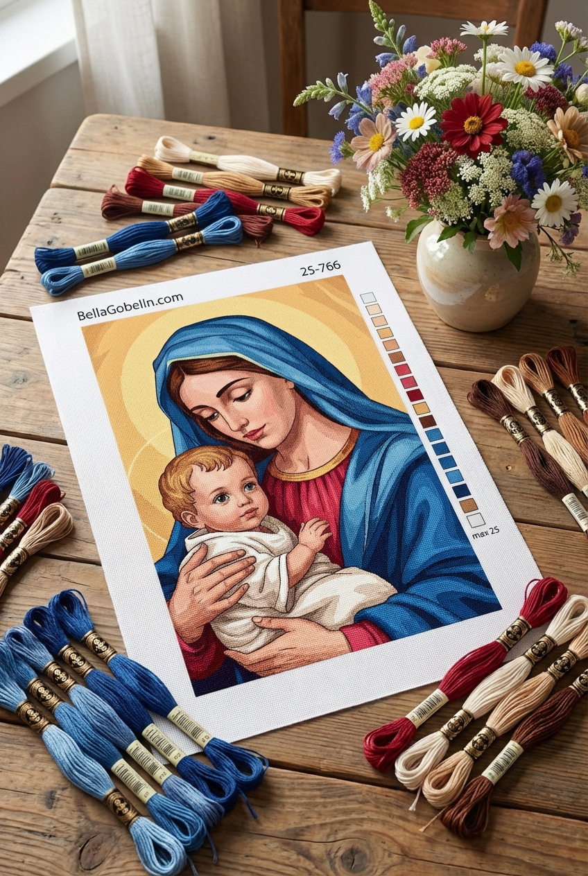 Maria und das kleine Jesus
