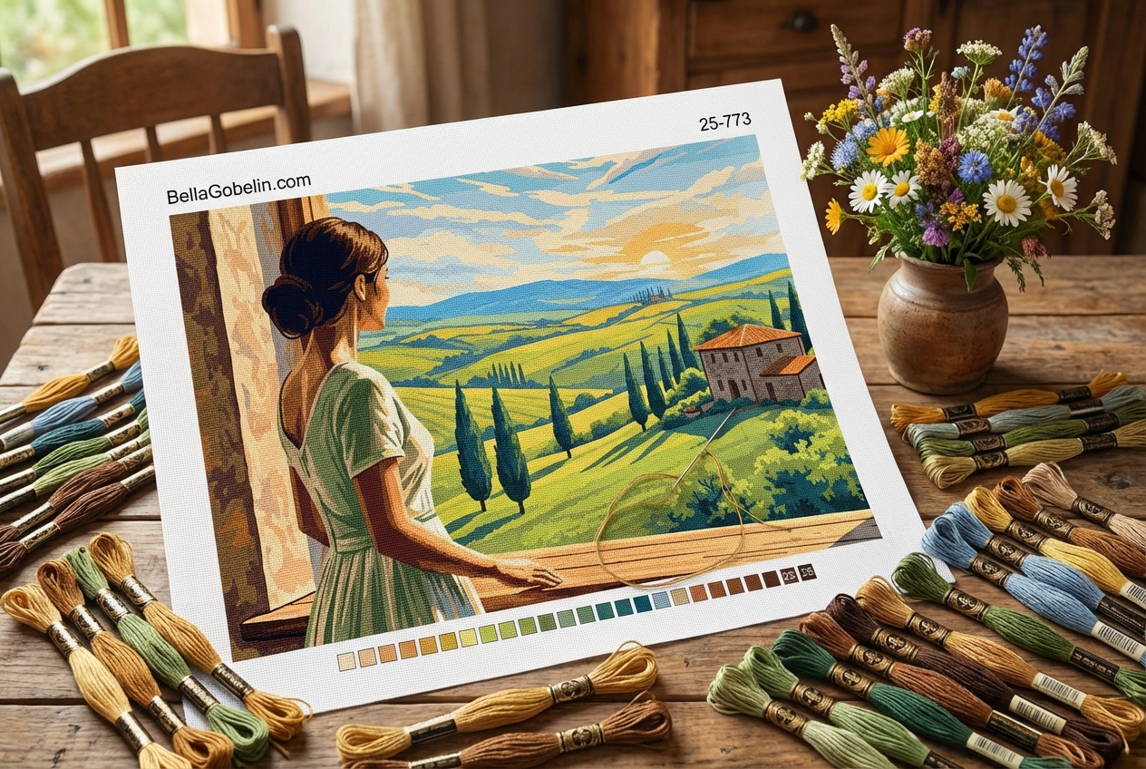 Aussicht in der Toskana