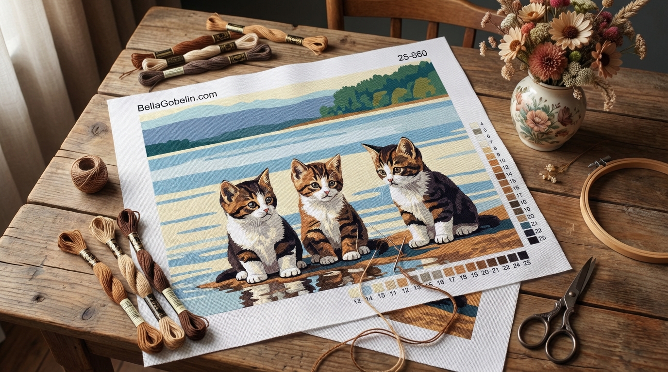 Drei kleine Kätzchen