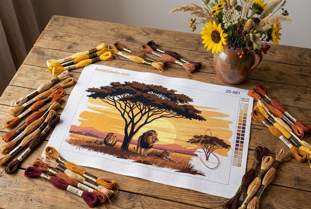 Löwen auf der Savanne