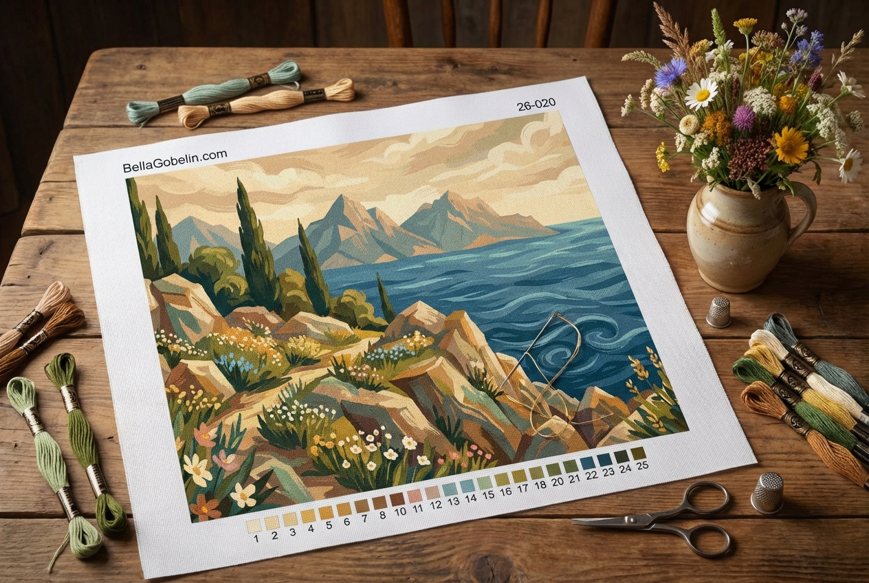 Felsen und Meer