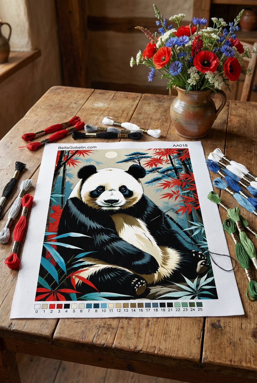 Panda-Porträt