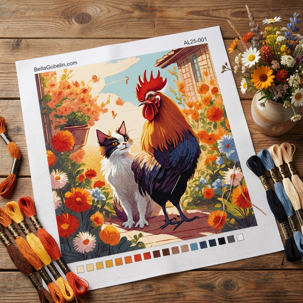 Die Katze und der Hahn