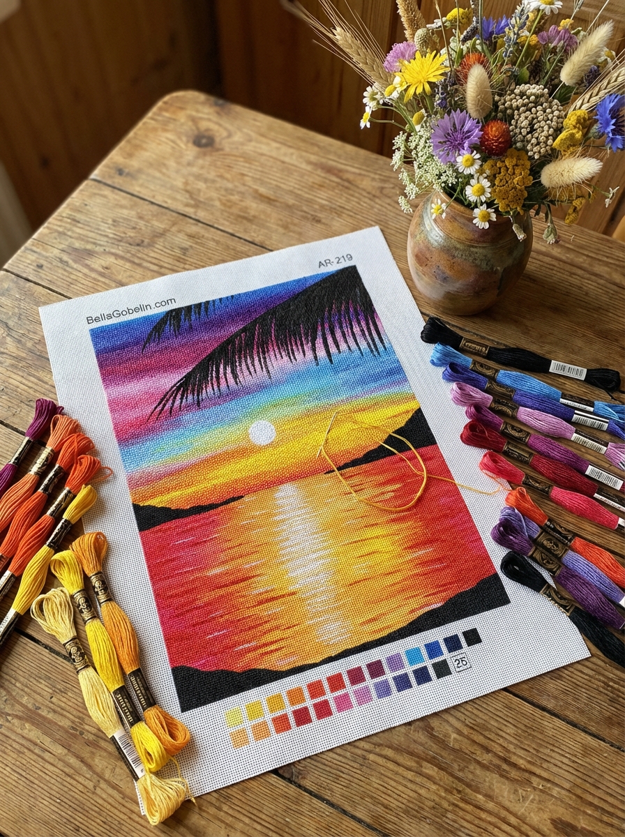 Sonnenuntergang in der Bucht