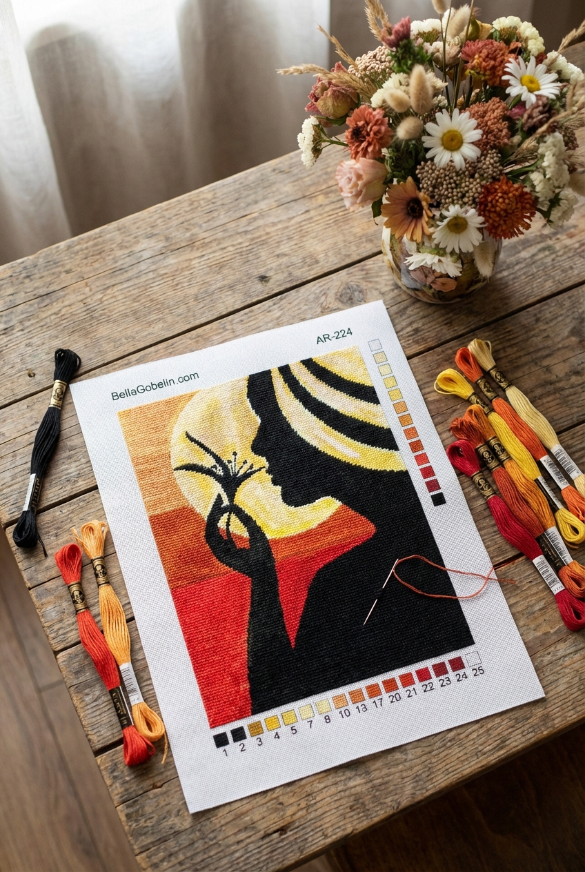 Porträt einer afrikanischen Stil Lady