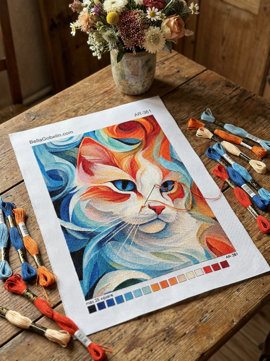 Modern Katzenporträt