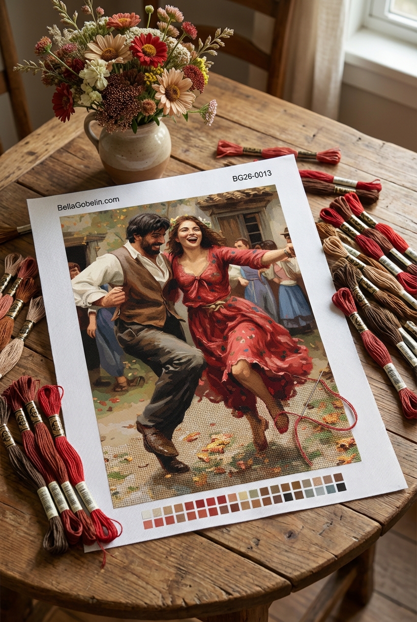 Tanzendes Paar, Lebensbild