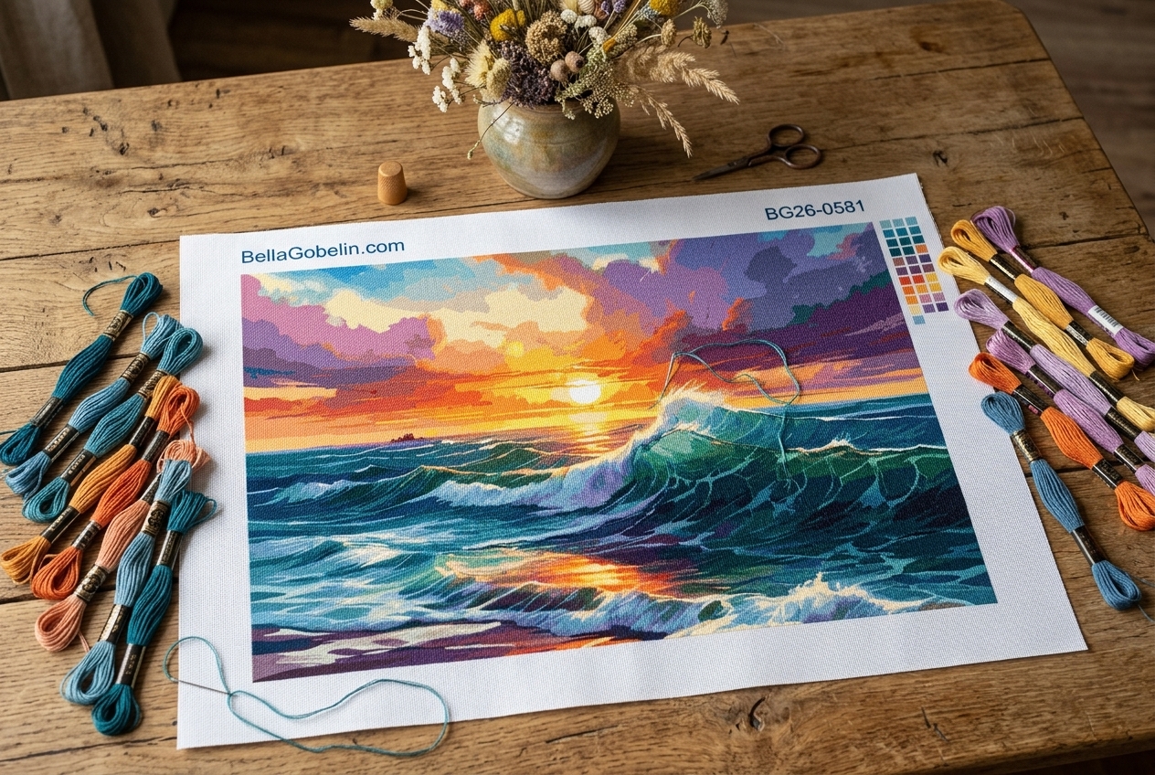 Sonnenuntergang am Meer
