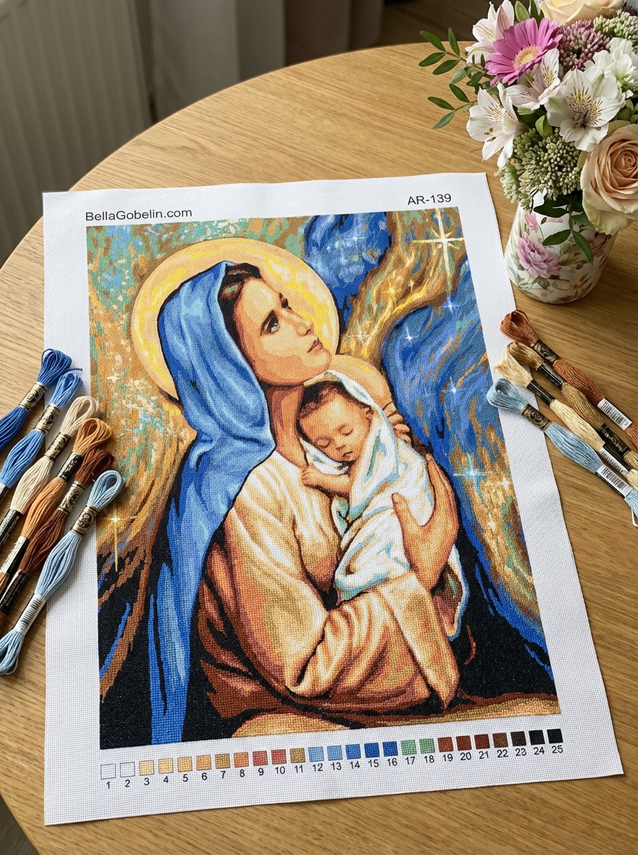 Maria und das kleine Jesus