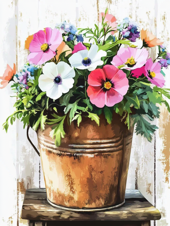 Romantische Sträuße Serie