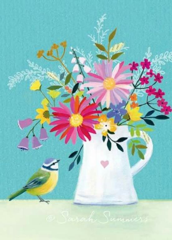 Virágcsokor kannában