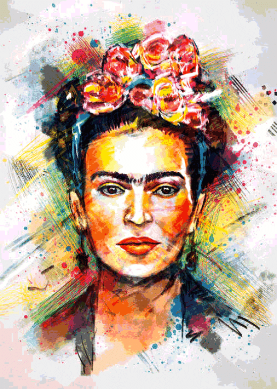 <div class='list-title'>Frida Kahlo Porträt</div><div class='list-plustitle'>Gobelin Stickbild - Stickpackung</div>