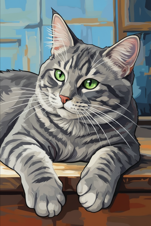 Narancssárga macska portré