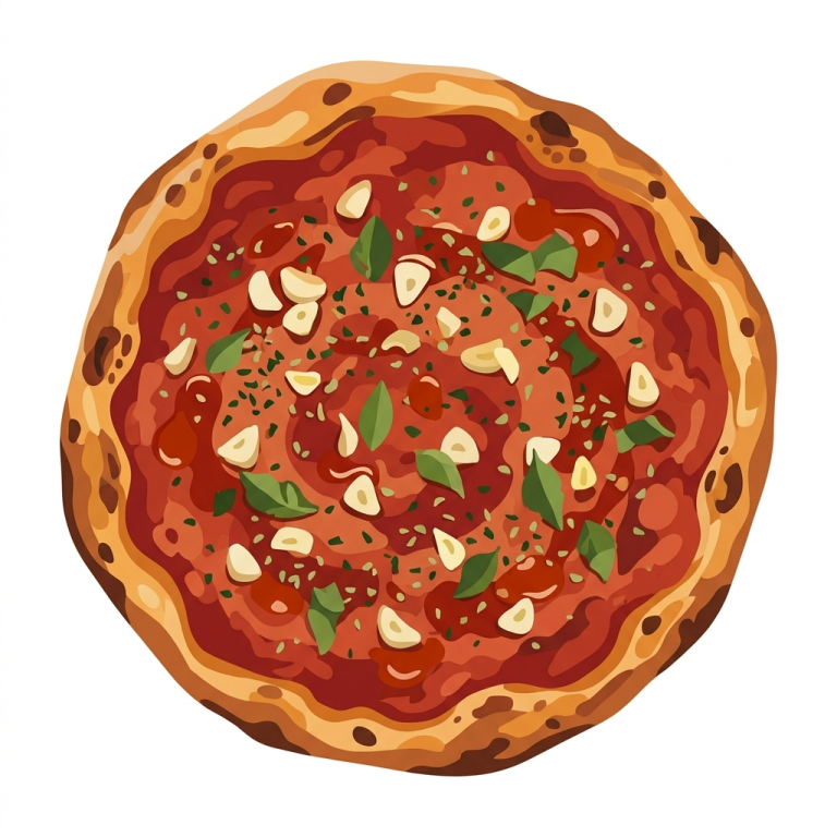 Marinara pizza