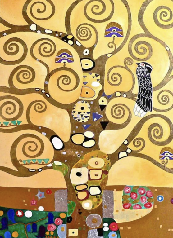 Bild im Stil von Klimt