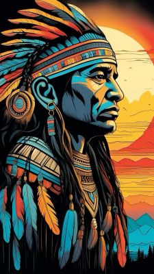 Indianisches Porträt