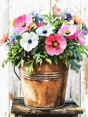 Romantische Sträuße Serie