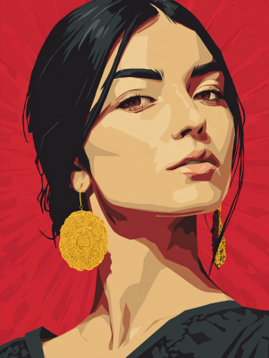 Porträt eines mexikanischen Mädchens