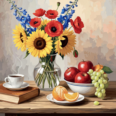 Stillleben mit Kaffee