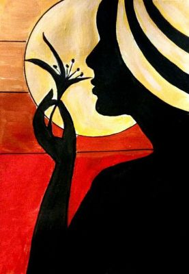 Porträt einer afrikanischen Stil Lady