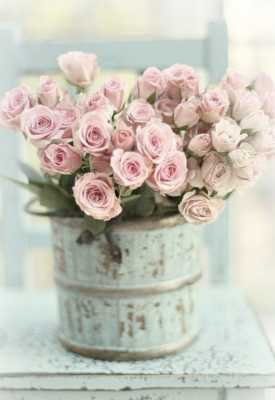 Romantischer Rosenstrauß