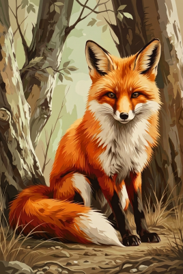 Fuchs im Wald