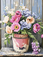 Romantische Sträuße Serie