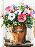 Romantische Sträuße Serie