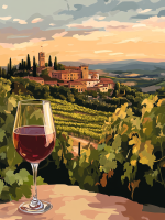Wunderschönes Toskana, Chianti, Wein