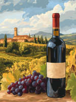 Wunderschönes Toskana, Chianti, Wein