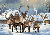 Weihnachtsthemen Reihe