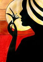 Porträt einer afrikanischen Stil Lady