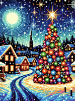 Wunderbare Weihnachten im Dorf