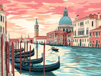 Sonnenuntergang in Venedig