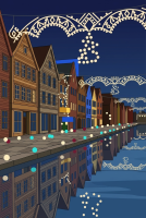 Nächtliche Stadtlichter