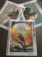 Porträt eines Vogels im östlichen Stil