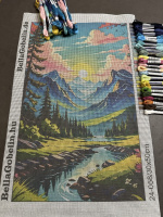 Kleine Bäche in den Bergen