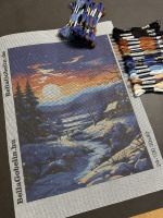 Vollmond-Winterstimmung